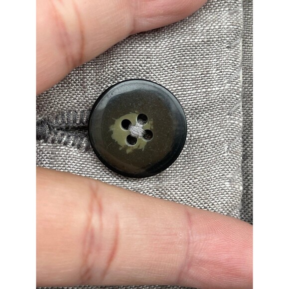 Nigel Preston & Knight Hand-Painted
Lamb Leather Linen Blazer Jacket Gray
Size M - Picture 8 of 15